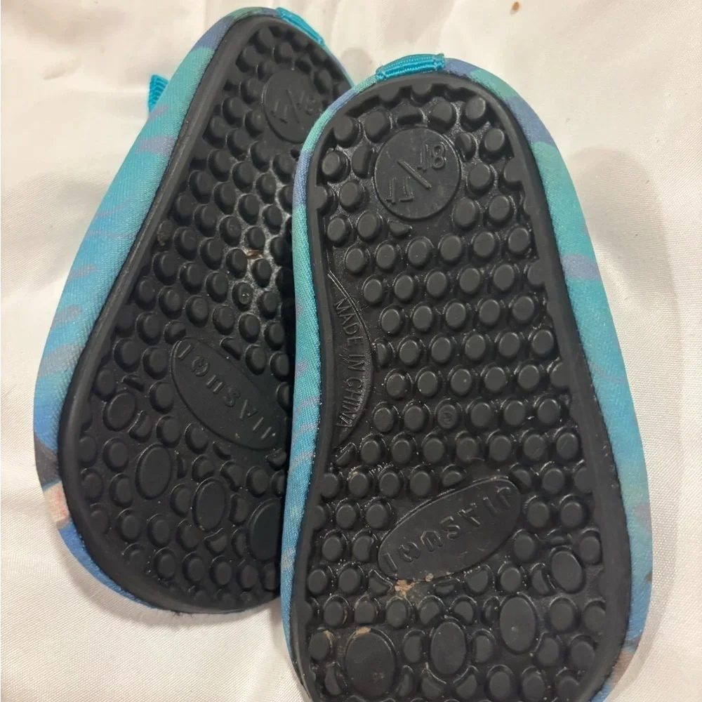 Infant baby Blue Monster shark water Shoes- see measurements for sizing